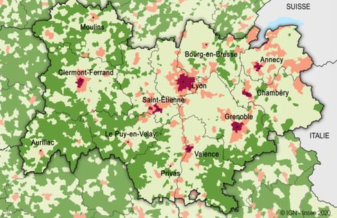 Densité population AURA