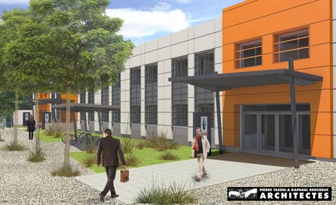 Perspective Pôle Emploi Villeurbanne