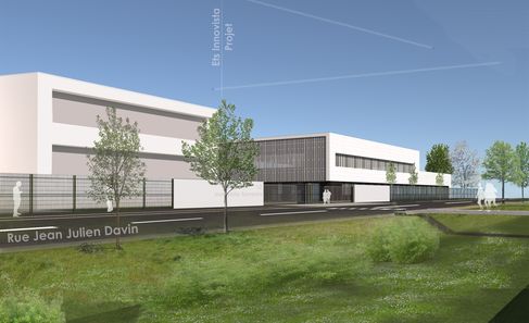 Perspective immeuble tertiaire de Valence