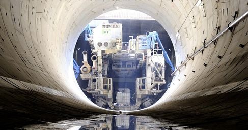 Tunnelier métro