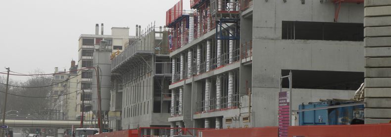 immeuble en construction à Lyon