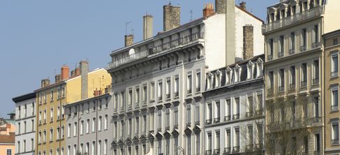 Vue d'immeubles à Lyon (Sylvain d'Huissel/Lyon Pôle Immo) 
