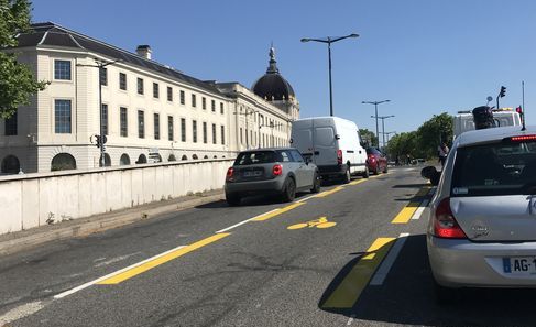 piste cyclable provisoire 1